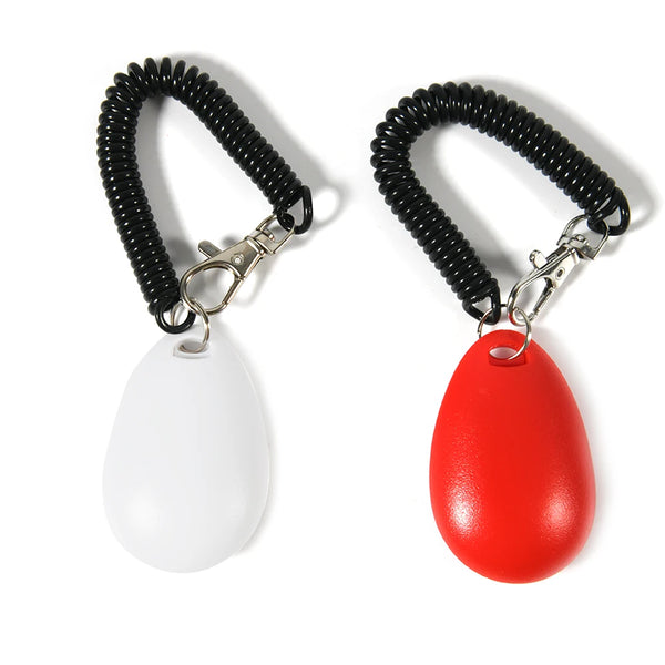 Pet Cat Dog Training Plastic New Dogs Click Trainer Aid Adjustable Wrist Strap Sound Key Dogs Pets Accessories