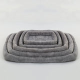 Pet Dog Bed Soft Plush Square Kennel Cat Large Medium Small Dogs Bed Cushion Pet Accessories Cat Dog Sleep Pad House