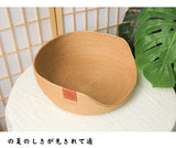 Yokee Pet Cat Mat Dog Bed Sofa Handmade Bamboo Weaving Four Season Cozy Nest Baskets Waterproof Removable Cushion Sleeping House
