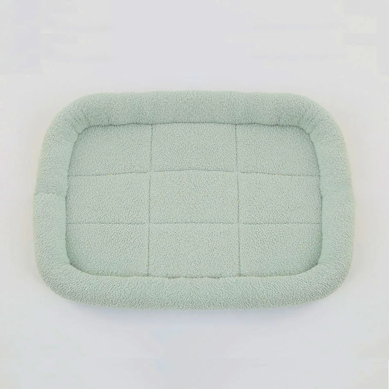 Pet Dog Bed Soft Plush Square Kennel Cat Large Medium Small Dogs Bed Cushion Pet Accessories Cat Dog Sleep Pad House