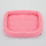 Pet Dog Bed Soft Plush Square Kennel Cat Large Medium Small Dogs Bed Cushion Pet Accessories Cat Dog Sleep Pad House