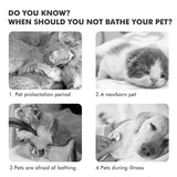 Pet hair dry cleaning brush pet cleaning and care agent to remove floating hair stains clean and make hair soft pet massager