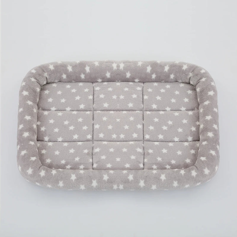 Pet Dog Bed Soft Plush Square Kennel Cat Large Medium Small Dogs Bed Cushion Pet Accessories Cat Dog Sleep Pad House