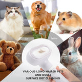 Pet hair dry cleaning brush pet cleaning and care agent to remove floating hair stains clean and make hair soft pet massager