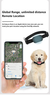 New Pet GPS Tracker Collar for Cats Dogs iOS Compatible Find My Device Anti Lost Waterproof Real Time Tracking Smart Locator
